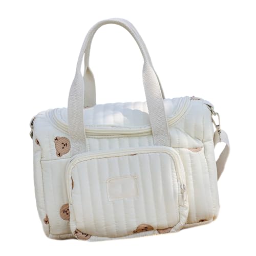 Avejjbaey Modische Umstandstasche Einzelne Schultertasche Organizer für tragbare Handtasche für vielbeschäftigte Eltern, Many Bears von Avejjbaey