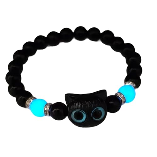 Avejjbaey Modisches Perlenarmband, Katzenarmband, Harz, auffälliger Handkette, Schmuck, geeignet für Damen Avejjbaey Modisches Perlenarmband, Katzenarmband, Harz, auffälliger Handkette, Schmuck, geeignet für Damen von Avejjbaey