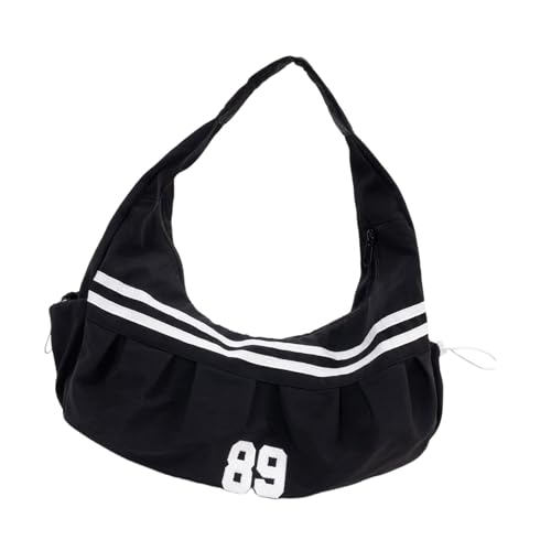 Avejjbaey Retro-Umhängetasche für Damen, trendige Knödeltasche, Mädchen, Handtasche, Pendeln, große Kapazität, Outdoor, Damen, Handtasche, große Kapazität, Schultertasche, Retro, Pendeln, Knödel von Avejjbaey