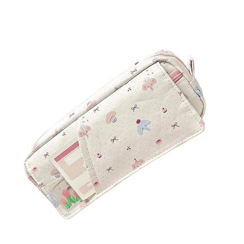 Avejjbaey Schöner Hunde Elefant Bleistift Gehäuse Großer Kapazitätsbetriebsorganisator Für Schulversorgungen Aufbewahrungsmarkierungen Radiergummi Elephant Bag Case Welpenbeutelbox Beutel von Avejjbaey