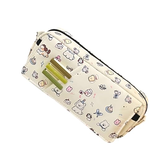 Avejjbaey Schöner Hunde Elefant Bleistift Gehäuse Großer Kapazitätsbetriebsorganisator Für Schulversorgungen Aufbewahrungsmarkierungen Radiergummi Elephant Bag Case Welpenbeutelbox Beutel von Avejjbaey