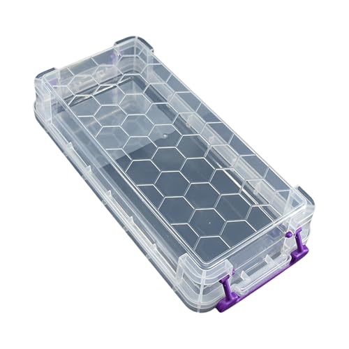 Avejjbaey Stiftbox Bleistift Hülle Stapelbare Tasche Klar Kleine Aufbewahrungsschule Für Schüler Lagerbehälter Container Schreibtisch Organisatoren von Avejjbaey
