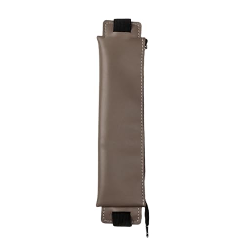 Avejjbaey Stifthalter Leder Stifthülsenbeutel Mit Verstellbaren Elastischen Bändern Reißverschluss Stifthalter Für Notebook Planer Journal Office Worker Stifte von Avejjbaey