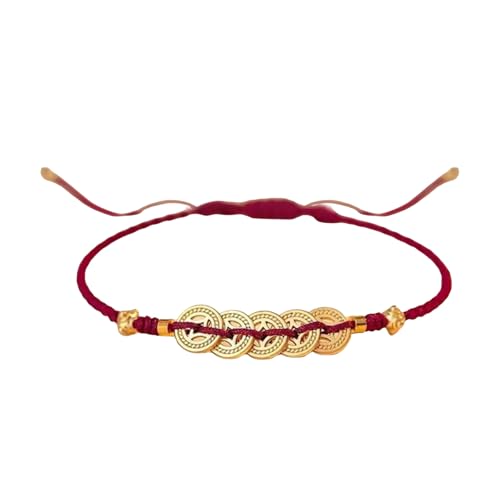 Avejjbaey Stilvolle Verstellbare Knottekettchen Förderung des Vermögens Traditionelles Vermögensymbol Armband Geflochten Avejjbaey Stilvolle Verstellbare Knottekettchen Förderung des Vermögens Traditionelles Vermögensymbol Armband Geflochten von Avejjbaey
