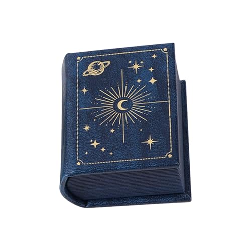 Avejjbaey Tragbarer Buchform Ringe Vielseitiger Vintage Buchdesign Schmuckkoffer Für Individuelle Oder Professionelle Verwendung Ehering Ringkasten von Avejjbaey