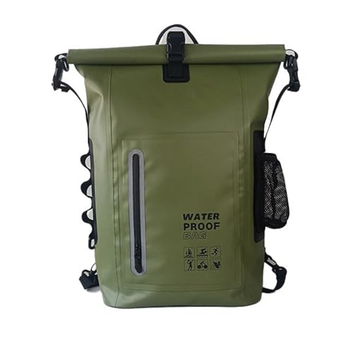 Avejjbaey Wasserabweisender PVC-Rucksack für Outdoor-Sport, Reisen, praktischer Tagesrucksack mit mehreren Taschen, Schultergurt, wasserabweisender Wanderrucksäcke, B, One Size Avejjbaey Wasserabweisender PVC-Rucksack für Outdoor-Sport, Reisen, praktischer Tagesrucksack mit mehreren Taschen, Schultergurt, wasserabweisender Wanderrucksäcke, B, One Size von Avejjbaey