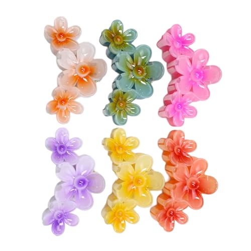 Blumen-Haarspange für Mädchen, stilvolle Haarspangen, süße Haarnadeln, Haarklammer, Kopfbedeckung, Kunststoff-Haarspange von Avejjbaey