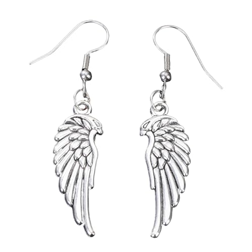 Einzigartige Ohrhaken Flügel Charme Ohrringe Elegante Accessoires Mode Frauen Ohrschmuck Geeignet Für Party Daily Wear Silber Statement Ohrringe von Avejjbaey