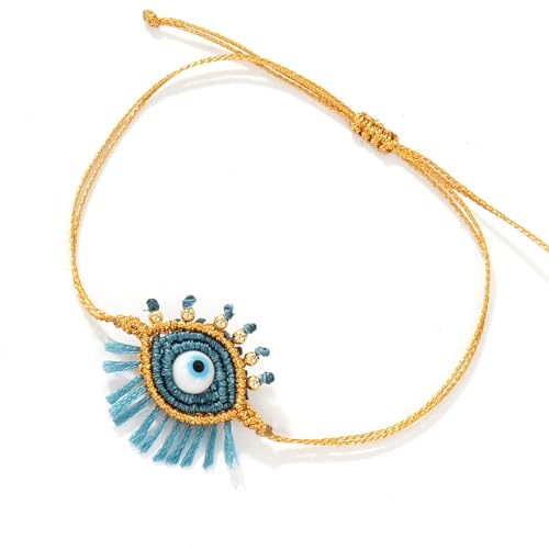 Handgefertigte Glasperlen Und Wimpernaugenarmband Einstellbarer Verschluss Schmuck Handgefertigtes Handgelenk Accessoires Für Tägliche Verschleiß Modische Wimpern Augen Handgelenk Accessoire von Avejjbaey