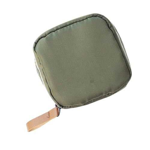 Kompakte Kosmetiktasche für Lippenstift, hält Ihre Gegenstände ordentlich und zugänglich, für stilvolle Frauen, tragbares Polyester-Make-up für den täglichen Gebrauch, grün, Mass Beauty von Avejjbaey