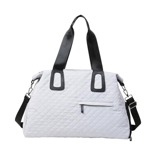 Mehrzweck-Pendlertasche mit verstellbarem Riemen, Turnbeutel für Büro-Workouts, Übernachtungsausflüge und Elternschaft, geräumige Reisetasche für kurze Reisen, grau, Mass Beauty von Avejjbaey