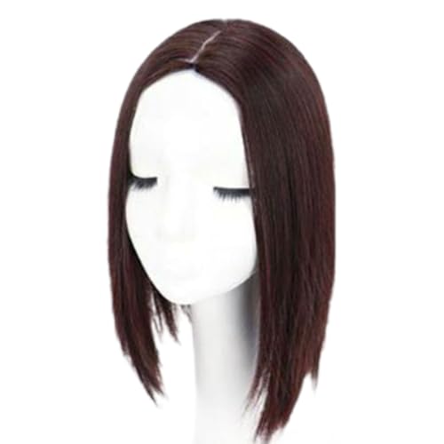 Natürliche Aussehen Synthetische Perücken Haarteil Mit Atmungsaktivem Netzdesign Einfacher Kleidung Für Frauen Täglich Kleidung Und Soziale Anlässe Hitzebeständiges Faserhaarstück Für Frauen von Avejjbaey