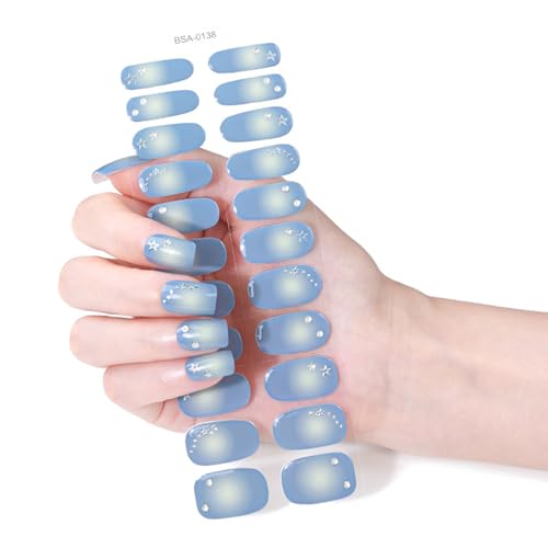 Plaids Nails Art Sticker Schmetterling Gele Nails Strips Nagellackstreifen Gele Nails Wraps Nails Art Dekoration von Avejjbaey