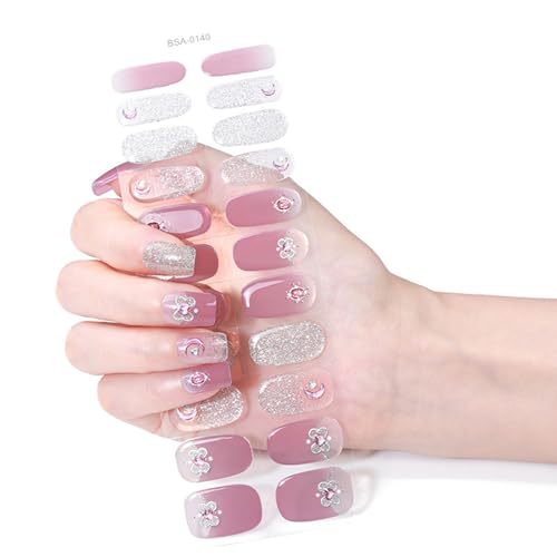 Plaids Nails Art Sticker Schmetterling Gele Nails Strips Nagellackstreifen Gele Nails Wraps Nails Art Dekoration von Avejjbaey