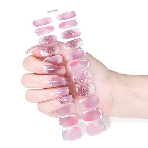 Plaids Nails Art Sticker Schmetterling Gele Nails Strips Nagellackstreifen Gele Nails Wraps Nails Art Dekoration von Avejjbaey