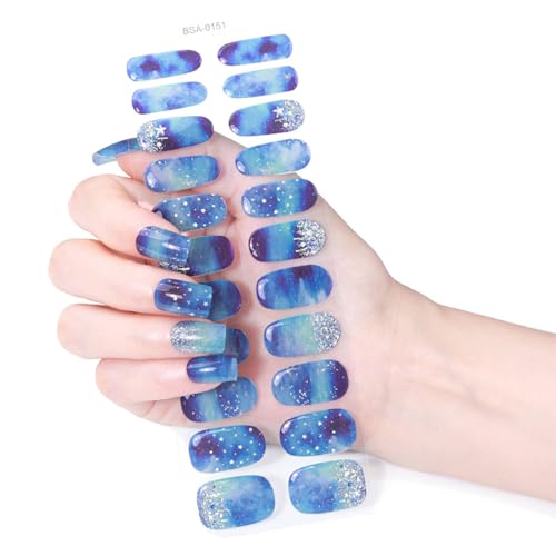 Plaids Nails Art Sticker Schmetterling Gele Nails Strips Nagellackstreifen Gele Nails Wraps Nails Art Dekoration von Avejjbaey