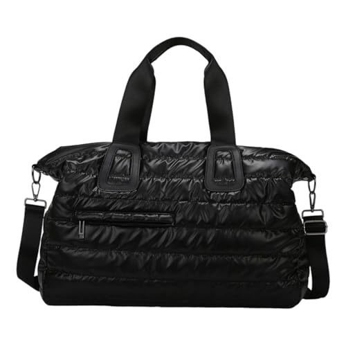 Reisetasche aus hochwertigem Oxford-Gewebe, stilvolle glänzende Außenseite, reichlich Stauraum für Workout, Schwimmen, unverzichtbar, trendiger Turnbeutel mit Oxford, Schwarz , Mass Beauty Reisetasche aus hochwertigem Oxford-Gewebe, stilvolle glänzende Außenseite, reichlich Stauraum für Workout, Schwimmen, unverzichtbar, trendiger Turnbeutel mit Oxford, Schwarz , Mass Beauty von Avejjbaey