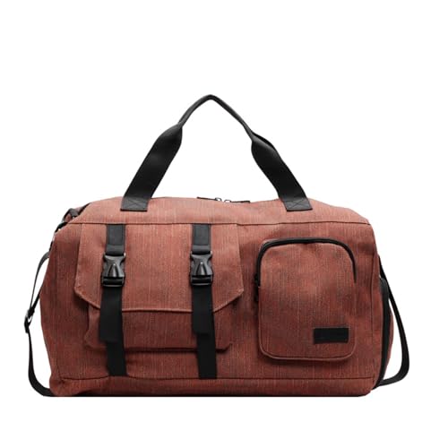 Reisetasche für Damen und Herren, Fitnesstasche, Übernachtung, Krankenhaus-Training, Weekender, mit Schuhfach, Fitness, Reisegepäck, Schwimmen, Sport, Fitnessstudio, Training, braun, Mass Beauty von Avejjbaey