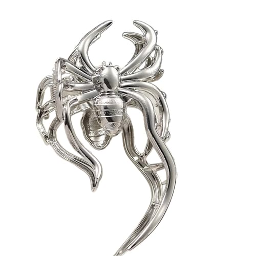 Spiders Hair Claw Clip Starker Grip Multiusive Große Klemme Für Frauen Tägliche Aktivität Und Halloween Party Punk Kopfbedeckung Metal Hair Clip von Avejjbaey