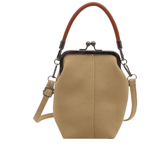 Trendige Damen-Umhängetasche, Kuss-Handtasche, Handy, modisch, Crossbody-Top-Griff, Denims, Pendeln, einfache Umhängetasche, Obergriff, Handtasche, Kuss-Schulter, khaki, One Size Trendige Damen-Umhängetasche, Kuss-Handtasche, Handy, modisch, Crossbody-Top-Griff, Denims, Pendeln, einfache Umhängetasche, Obergriff, Handtasche, Kuss-Schulter, khaki, One Size von Avejjbaey