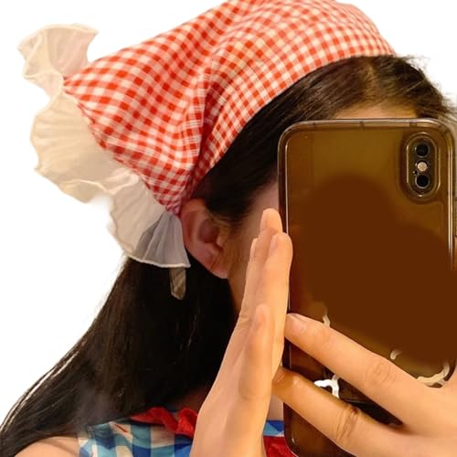 Zarter Dreieckiger Schal Stirnband Accessoire Spitzen Haarschal Stilvolle Spitze Haartasche Für Reisefotos Koreanisch von Avejjbaey
