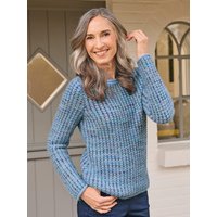 Alpaka-Pullover Rautenstrick von Avena