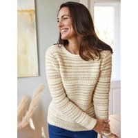 Alpaka-Pullover Struktur-Strick von Avena