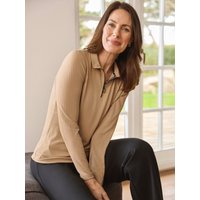 Edel-Rippenshirt Reißverschluss von Avena