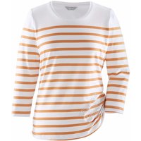 Rundhals-Shirt Streifenmuster von Avena