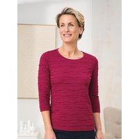 Rundhals-Shirt Strukturmuster von Avena