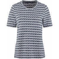 Struktur-Shirt Streifen von Avena