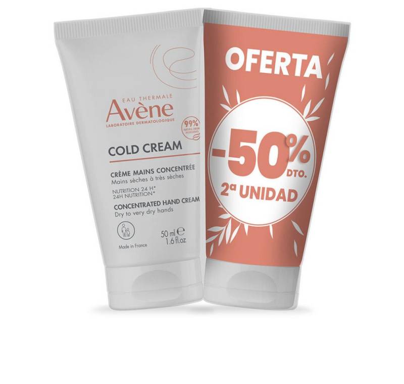 Avene Nagelpflegecreme COLD CREAM konzentrierte Handcreme Duo 2 x 50 ml von Avene