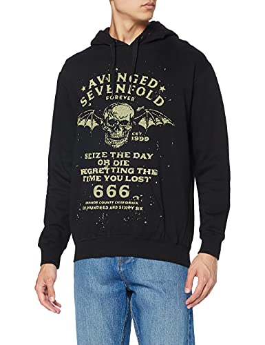 Avenged Seven Fold Herren Avenged Sevenfold Hoodie, Schwarz, XXL von Rockoff Trade