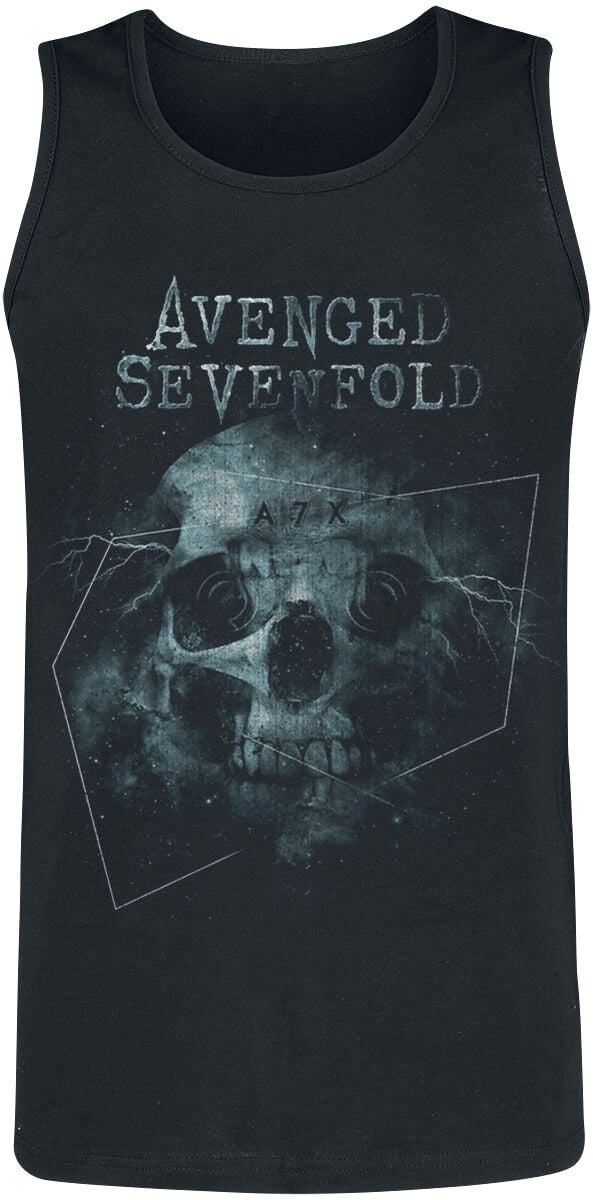 Avenged Sevenfold A7X Galaxy Tank-Top schwarz in M von Avenged Sevenfold