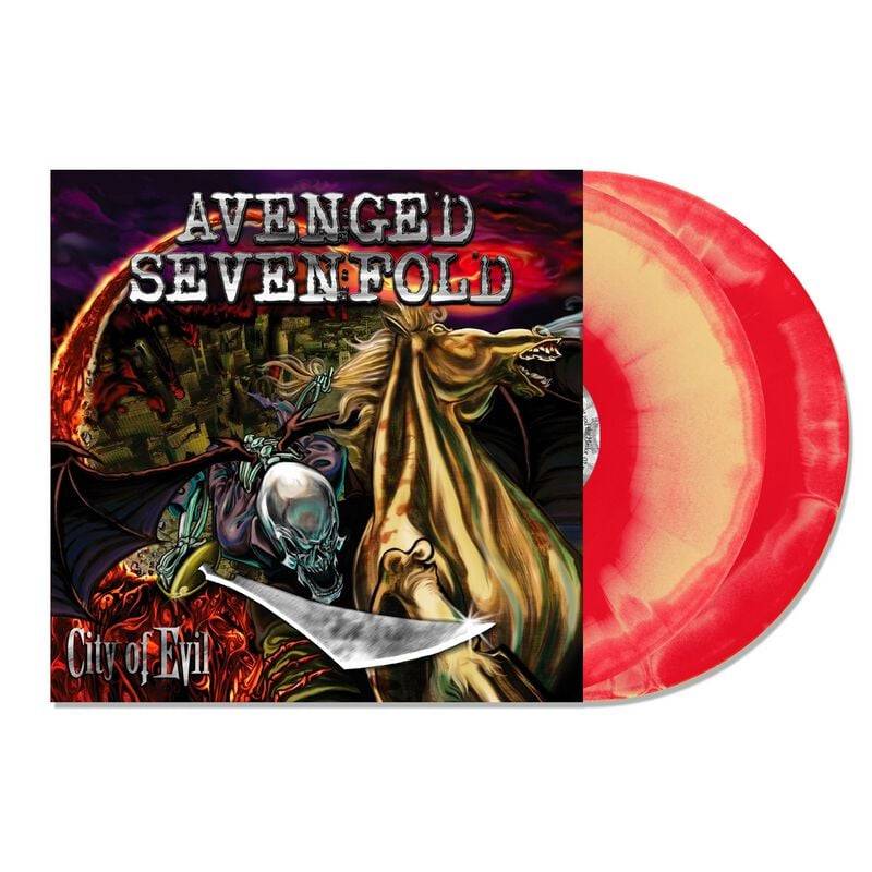 Avenged Sevenfold City of evil LP multicolor von Avenged Sevenfold