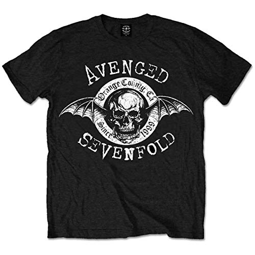 Avenged Sevenfold Herren Origins T-Shirt, Schwarz, M von Rockoff Trade