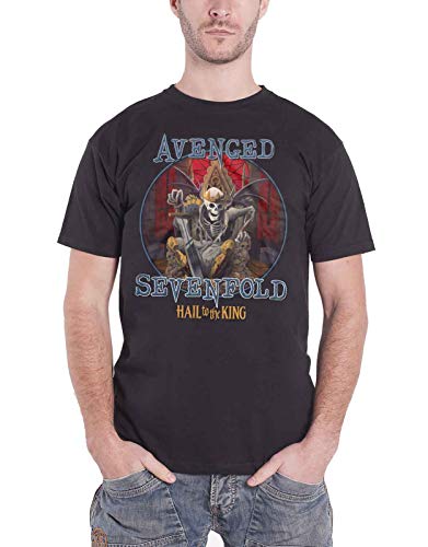 Avenged Sevenfold Herren Deadly Rule T-Shirt, schwarz, XXL von Bravado