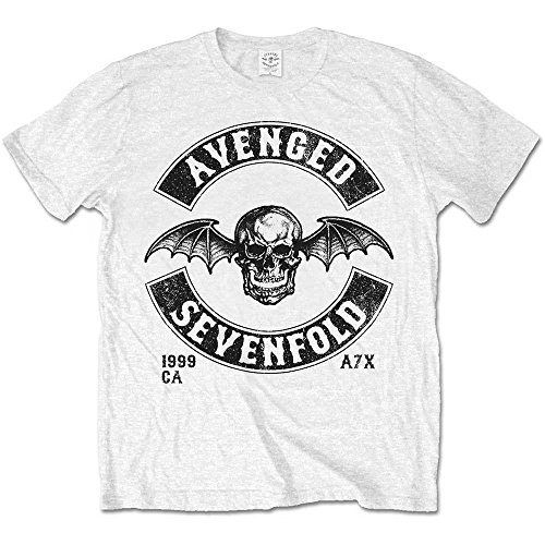 Avenged Sevenfold Herren T-Shirt wei? wei? Small Gr. S, wei? von Avenged Sevenfold