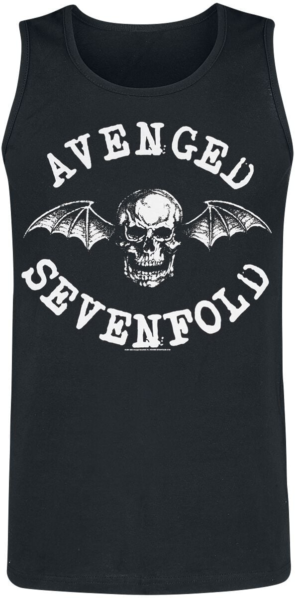 Avenged Sevenfold Skull Logo Tank-Top schwarz in XL von Avenged Sevenfold
