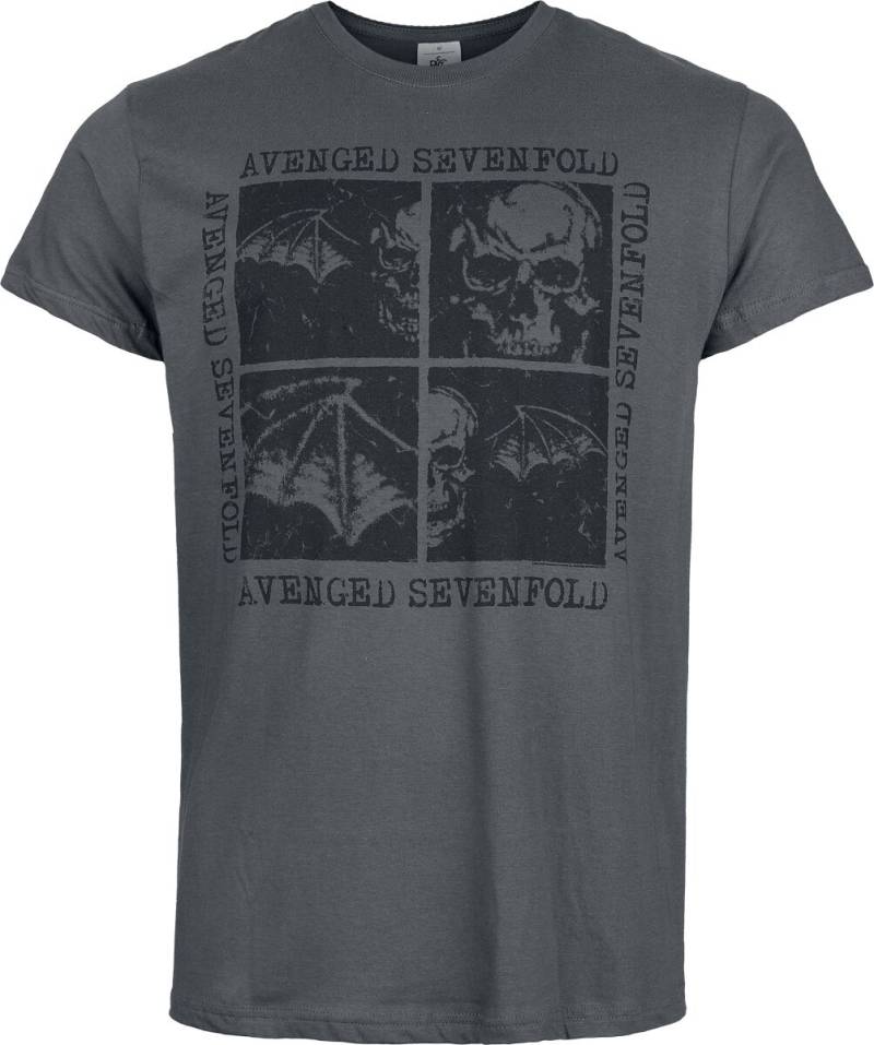 Avenged Sevenfold T-Shirt - Collage - S bis 3XL - für Männer - Größe S - grau  - Lizenziertes Merchandise! von Avenged Sevenfold
