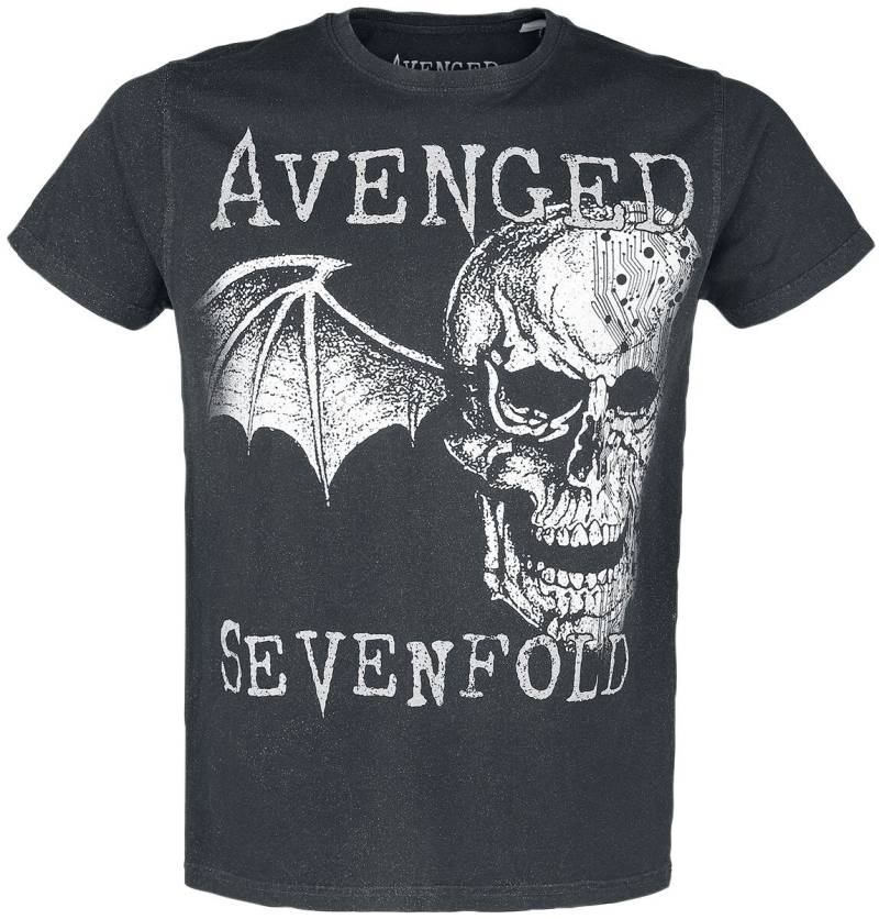 Avenged Sevenfold T-Shirt - Deathbat - S bis XXL - für Männer - Größe XXL - schwarz  - Lizenziertes Merchandise! von Avenged Sevenfold