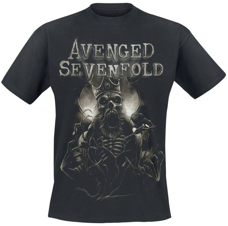 Avenged Sevenfold T-Shirt - King - S bis XXL - für Männer - Größe XXL - schwarz  - Lizenziertes Merchandise! von Avenged Sevenfold