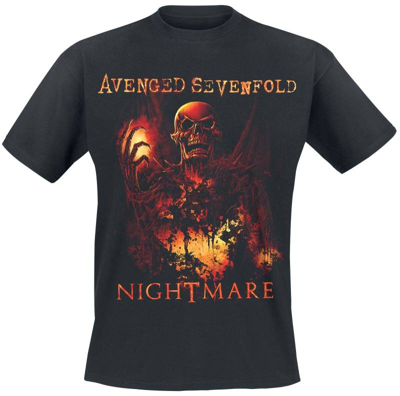 Avenged Sevenfold T-Shirt - Nightmare - S bis XL - für Männer - Größe XL - schwarz  - Lizenziertes Merchandise! von Avenged Sevenfold