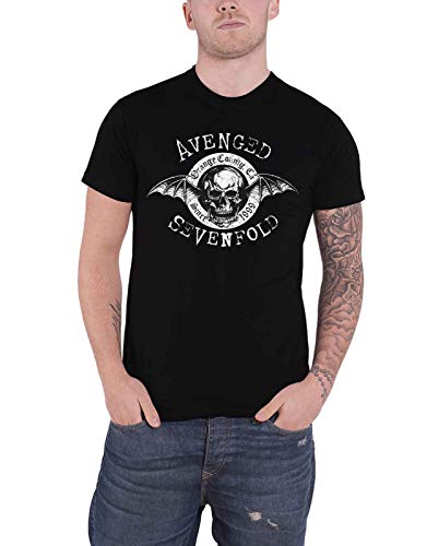 Avenged Sevenfold T Shirt Origins Death Bat Band Logo offiziell Herren von Avenged Sevenfold