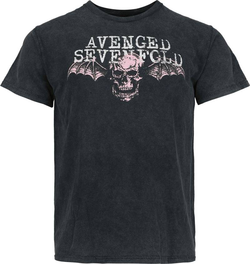 Avenged Sevenfold T-Shirt - Skeleton Tour - S bis XXL - für Männer - Größe L - schwarz  - Lizenziertes Merchandise! von Avenged Sevenfold