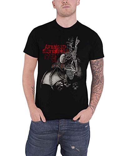 Avenged Sevenfold T Shirt Spine Climber Band Logo offiziell Herren Schwarz S von Avenged Sevenfold