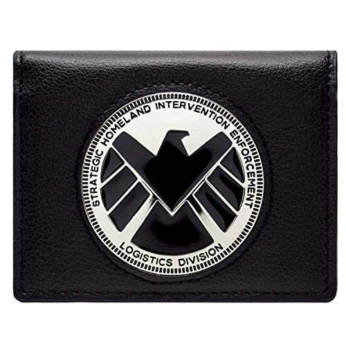 Avengers Agents of Shield Phil Coulson Abzeichen Schwarz Portemonnaie Geldbörse von AVENGERS