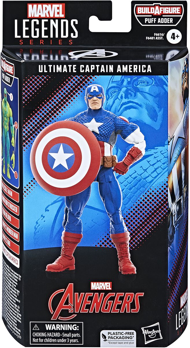 Avengers - Marvel Actionfigur - Marvel Legends - Ultimate Captain America - multicolor  - Lizenzierter Fanartikel von Avengers