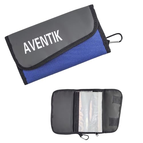 Aventik Angelvorfach-Geldbörse, Ködertasche (blau) von Aventik