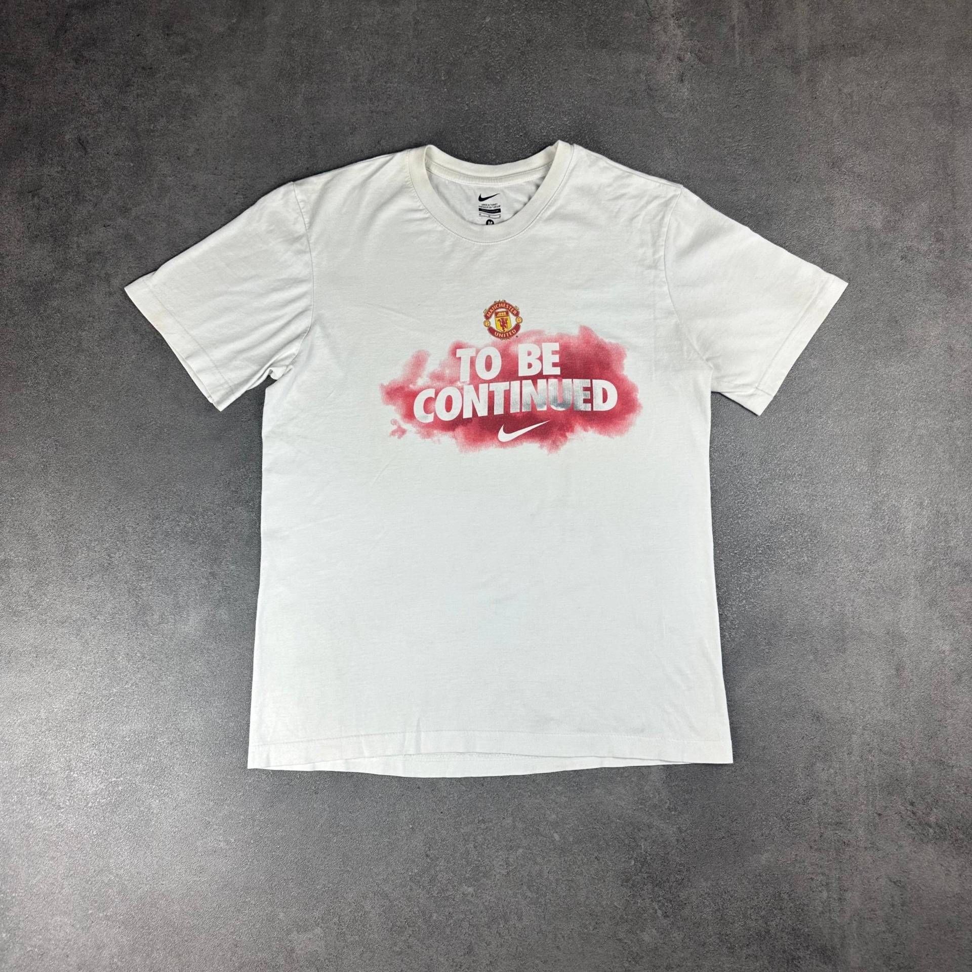 Vintage Nike Manchester United T-Shirt M |Retro Fußballshirt von AvenuesCollectiv